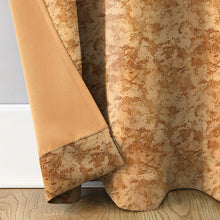 Load image into Gallery viewer, Rayna Decor Suede Velvet Texture Eyelet Door Curtain, Heavy Beige
