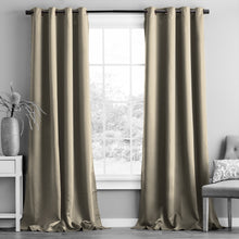 Load image into Gallery viewer, Rayna Decor Fabric Solid Window Curtain, Set of 1, Matty Beige