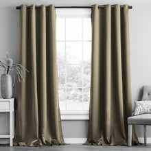 Load image into Gallery viewer, Rayna Decor Fabric Solid Window Curtain, Set of 1, Mouse