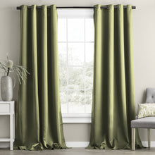 Load image into Gallery viewer, Rayna Decor Fabric Solid Window Curtain, Set of 1, Pista Green