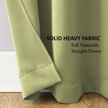 Load image into Gallery viewer, Rayna Decor Fabric Solid Window Curtain, Set of 1, Pista Green