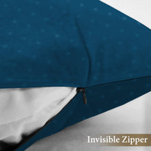 Load image into Gallery viewer, Rayna Decor Polyester Printed Cushion Covers for Living Room,16x16 Inches, Set of 5,Sapphire Blue