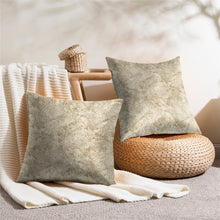 Load image into Gallery viewer, Rayna Decor Texture Suede Imported Velvet Reversible Cushion Covers for Living Room, Pack of 1 & 2, Cream
