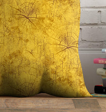 Load image into Gallery viewer, Rayna Decor Texture Suede Imported Velvet Reversible Cushion Covers for Living Room, Pack of 1 & 2, Zest Yellow