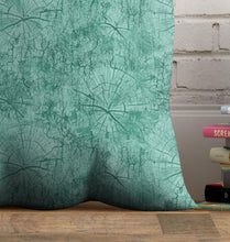 Load image into Gallery viewer, Rayna Decor Texture Suede Imported Velvet Reversible Cushion Covers for Living Room, Pack of 1 & 2, Mint Aqua