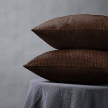Load image into Gallery viewer, Rayna Decor Jacquard Chenille 100TC Cushion Cover, Pack of 1 & 2, Chocolate