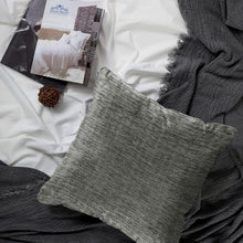 Load image into Gallery viewer, Rayna Decor Jacquard Chenille 100TC Cushion Cover, Pack of 1 & 2, Platinum