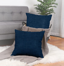Load image into Gallery viewer, Rayna Decor Jacquard Chenille 100TC Cushion Cover, Pack of 1 & 2, Sapphire Blue