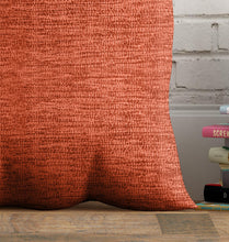 Load image into Gallery viewer, Rayna Decor Jacquard Chenille 100TC Cushion Cover, Pack of 1 & 2, Monarch Orange