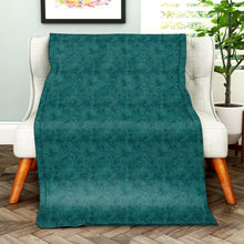 Load image into Gallery viewer, Rayna Decor Super Soft Unique Fringe Design Digital Pattern Suede Velvet Decorative Throw/Sofa Cover for Sofa,Couch, Bed and Living Room,140x125 cms,Pack of 2, Teal Blue