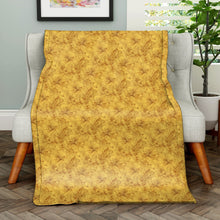 Load image into Gallery viewer, Rayna Decor Super Soft Unique Fringe Design Digital Pattern Suede Velvet Decorative Throw/Sofa Cover for Sofa,Couch, Bed and Living Room,140x125 cms,Pack of 2, Yellow