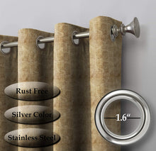 Load image into Gallery viewer, Rayna Decor Suede Velvet Texture Eyelet Door Curtain, Gold
