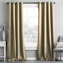 Load image into Gallery viewer, Rayna Decor Fabric Solid Window Curtain, Set of 1, Wheat

