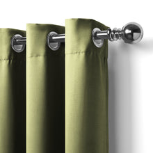 Load image into Gallery viewer, Rayna Decor Fabric Solid Window Curtain, Set of 1, Pista Green
