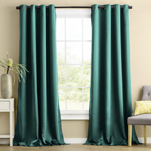 Load image into Gallery viewer, Rayna Decor Fabric Solid Window Curtain, Set of 1, Ocean
