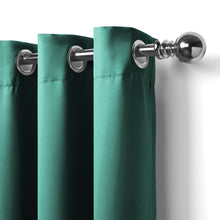 Load image into Gallery viewer, Rayna Decor Fabric Solid Window Curtain, Set of 1, Ocean
