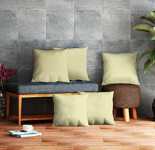 Load image into Gallery viewer, Rayna Decor Polyester Printed Cushion Covers for Living Room,16x16 Inches, Set of 5,Vanilla
