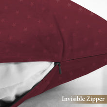 Load image into Gallery viewer, Rayna Decor Polyester Printed Cushion Covers for Living Room,16x16 Inches, Set of 5, Plum
