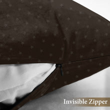 Load image into Gallery viewer, Rayna Decor Polyester Printed Cushion Covers for Living Room,16x16 Inches, Set of 5,Russet Coffee
