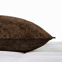Load image into Gallery viewer, Rayna Decor Texture Suede Imported Velvet Reversible Cushion Covers for Living Room, Pack of 1 &amp; 2, Bronze
