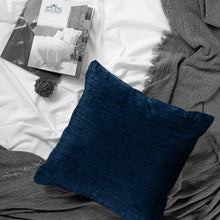 Load image into Gallery viewer, Rayna Decor Jacquard Chenille 100TC Cushion Cover, Pack of 1 &amp; 2, Sapphire Blue
