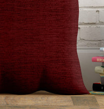 Load image into Gallery viewer, Rayna Decor Jacquard Chenille 100TC Cushion Cover, Pack of 1 &amp; 2, Ruby
