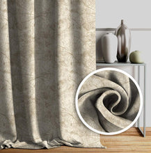 Load image into Gallery viewer, Rayna Decor Soft Luxury Suede Velvet Solid Eyelet Window Curtain (4.5 x 5 Feet), Cream
