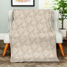 Load image into Gallery viewer, Rayna Decor Super Soft Unique Fringe Design Digital Pattern Suede Velvet Decorative Throw/Sofa Cover for Sofa,Couch, Bed and Living Room,140x125 cms,Pack of 2,Cream
