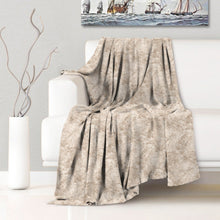 Load image into Gallery viewer, Rayna Decor Super Soft Unique Fringe Design Digital Pattern Suede Velvet Decorative Throw/Sofa Cover for Sofa,Couch, Bed and Living Room,140x125 cms,Pack of 2,Cream
