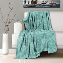 Load image into Gallery viewer, Rayna Decor Super Soft Unique Fringe Design Digital Pattern Suede Velvet Decorative Throw/Sofa Cover for Sofa,Couch, Bed and Living Room,140x125 cms,Pack of 2, Mint

