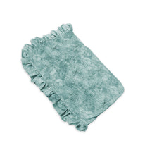 Load image into Gallery viewer, Rayna Decor Super Soft Unique Fringe Design Digital Pattern Suede Velvet Decorative Throw/Sofa Cover for Sofa,Couch, Bed and Living Room,140x125 cms,Pack of 2, Mint
